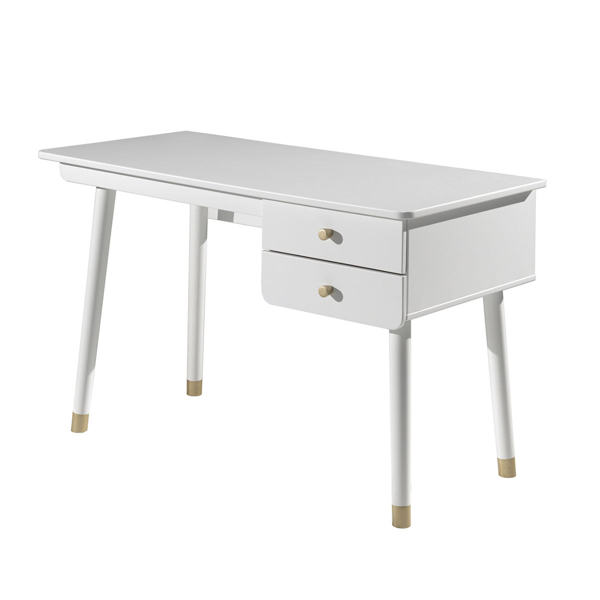 Bureau 2 tiroirs Vipack Billy Blanc