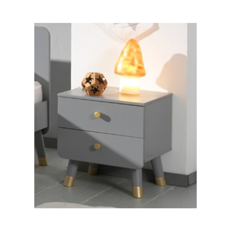 Chevet 2 tiroirs Vipack Billy - Gris Timeless - vue 2