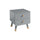 Chevet 2 tiroirs Vipack Billy - Gris Timeless