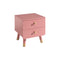 Chevet 2 tiroirs Vipack Billy - Terra Rose