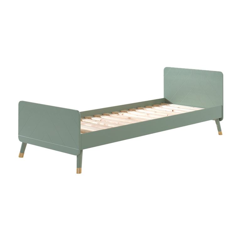 Lit 90x200 Sommier Inclus Vipack Billy - Vert Olive - vue 2