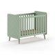 Lit bébé 60x120 sommier inclus Vipack Billy Vert Olive