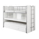 Lit combiné 80 90x200 Sommier Inclus Vipack Bonny - Blanc