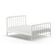 Lit 160x200 sommier inclus Vipack Bronxx Blanc mat