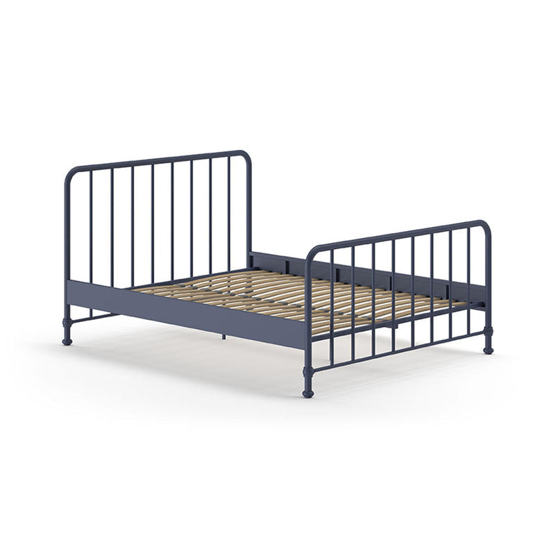 Lit 160x200 sommier inclus Vipack Bronxx Denim mat - vue 2