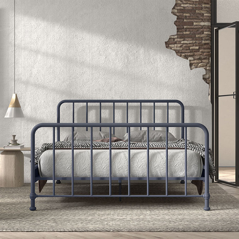 Lit 160x200 sommier inclus Vipack Bronxx Denim mat - vue 4