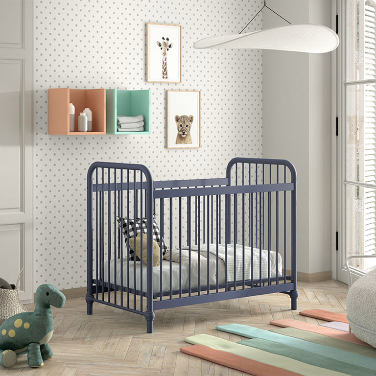 Lit bébé 60x120 Jaxx by Vipack Bronxx Denim mat - vue 4