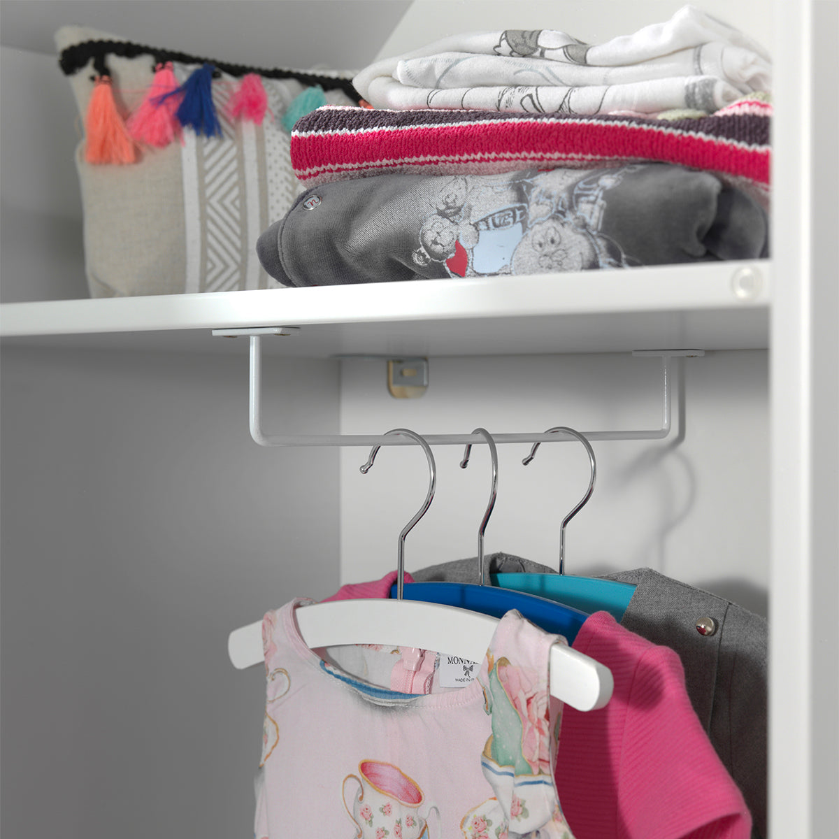 Armoire 1 porte Vipack Bruges Blanc - vue 3