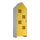 Armoire 1 porte Vipack Bruges Jaune