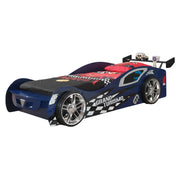 Lit 90x200 Grand Turismo Sommier inclus Vipack Car beds - Bleu - vue 2