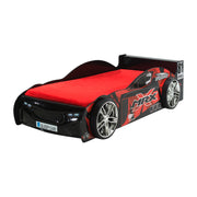 Lit 90x200 MRX SleepCar Sommier inclus Vipack Car beds - Noir - vue 2