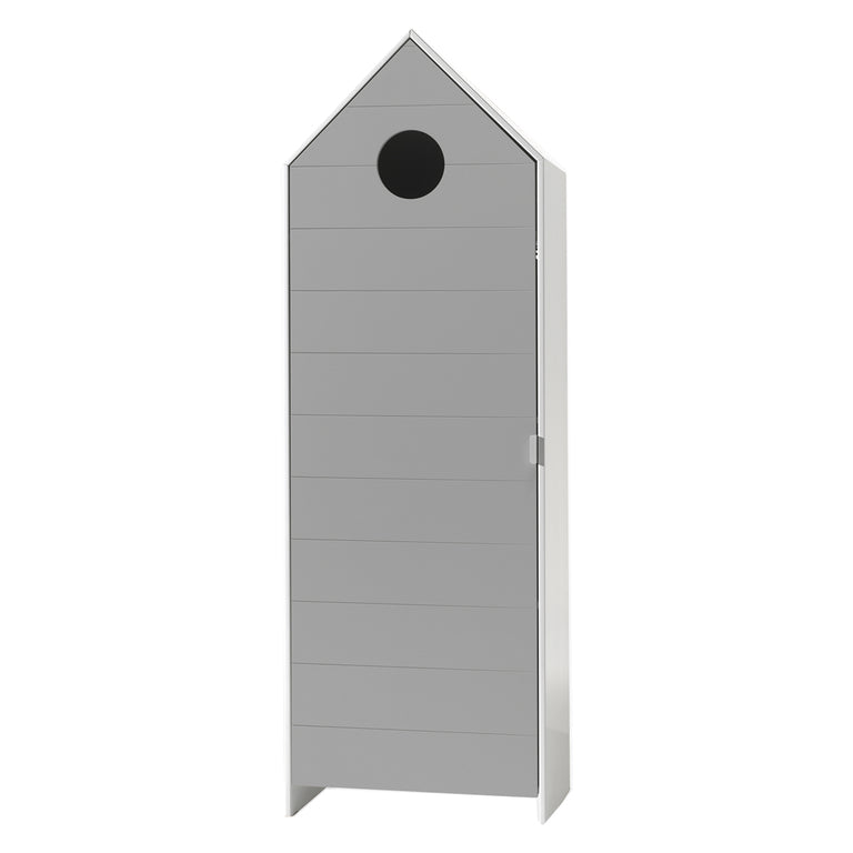 Armoire 1 porte Vipack Casami - Gris