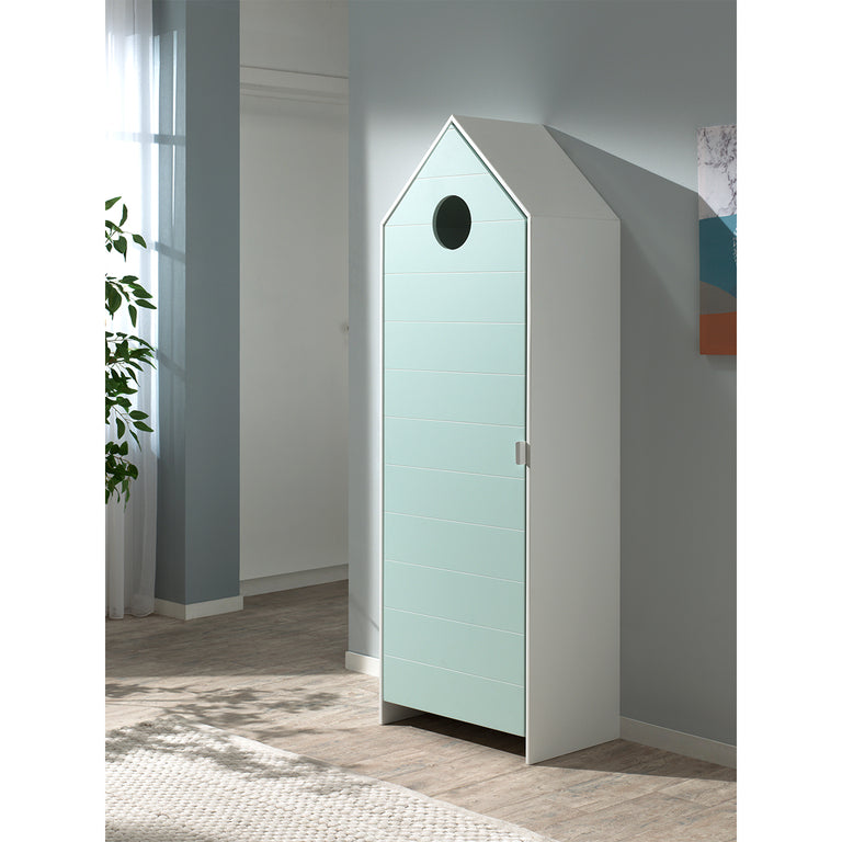 Armoire 1 porte Vipack Casami - Menthe - vue 5