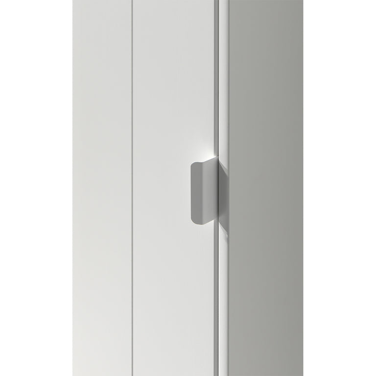Armoire 1 porte Vipack Casami - Gris - vue 7