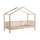 Lit cabane MH 90x200 Sommier inclus Vipack Dallas - Bois