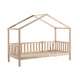 Lit cabane MH 90x200 Sommier inclus Vipack Dallas - Bois