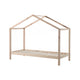 Lit cabane ZH 90x200 Sommier inclus Vipack Dallas - Bois