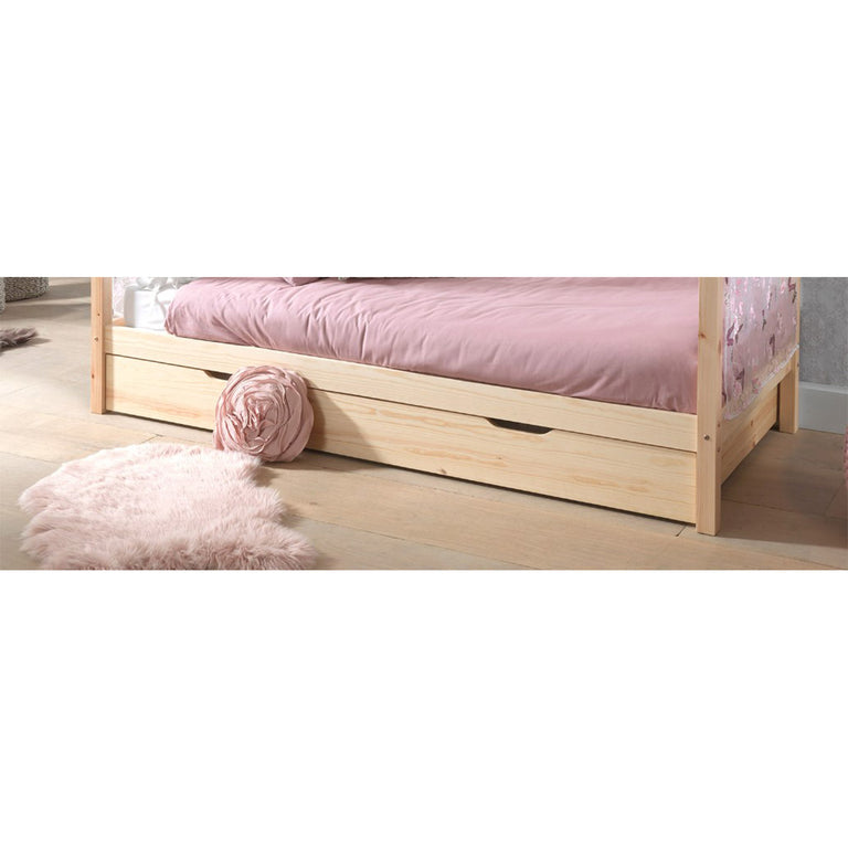 Tiroir de lit 90x190 Vipack Dallas Bois - vue 3