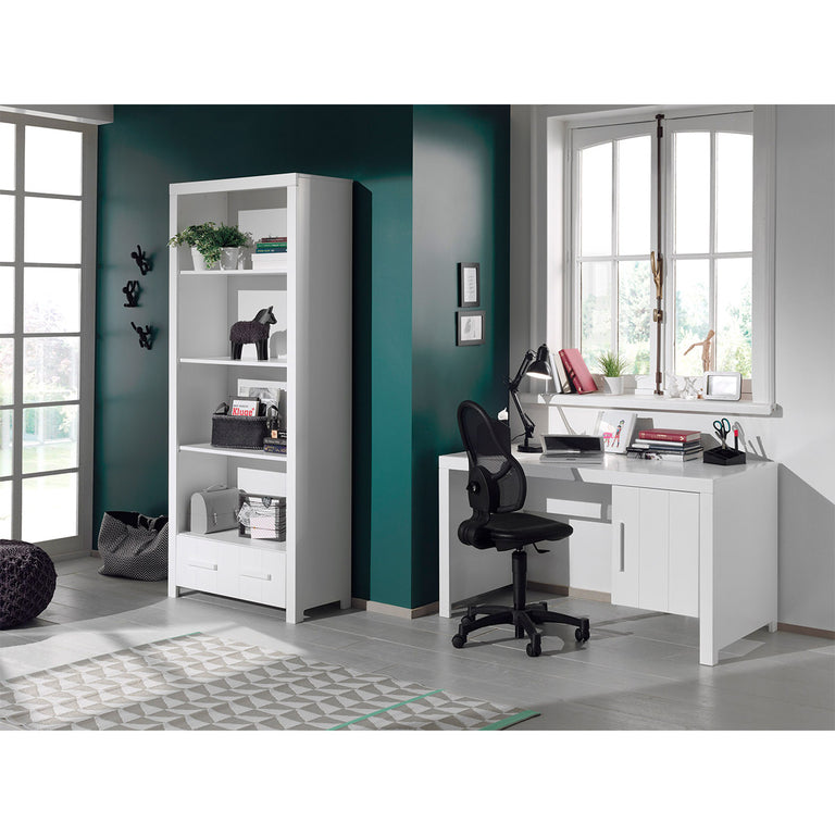 Bureau et Bibliothèque Vipack Erik - Blanc