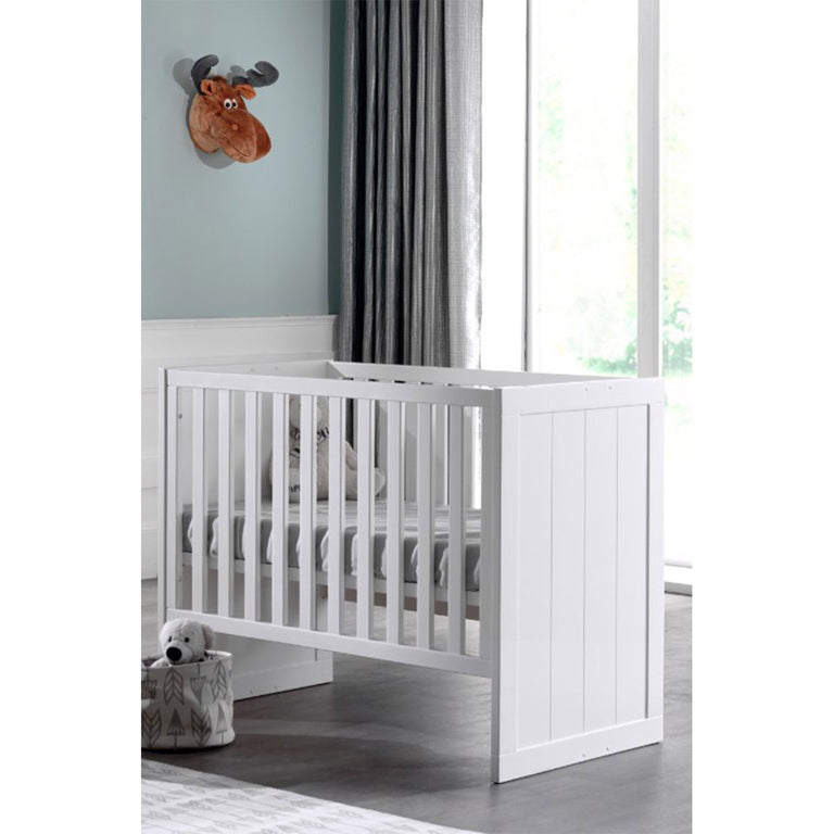 Lit bébé 60x120 Sommier inclus Vipack Erik - Blanc - vue 2