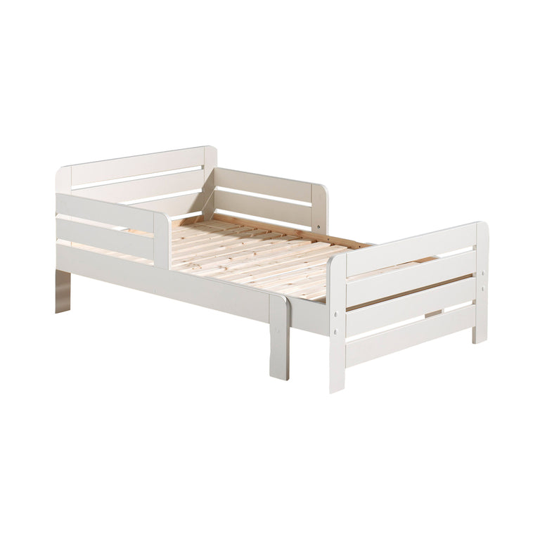 Lit évolutif 90x140 en 90x200 Sommier Inclus Vipack Jumper - Blanc - vue 2