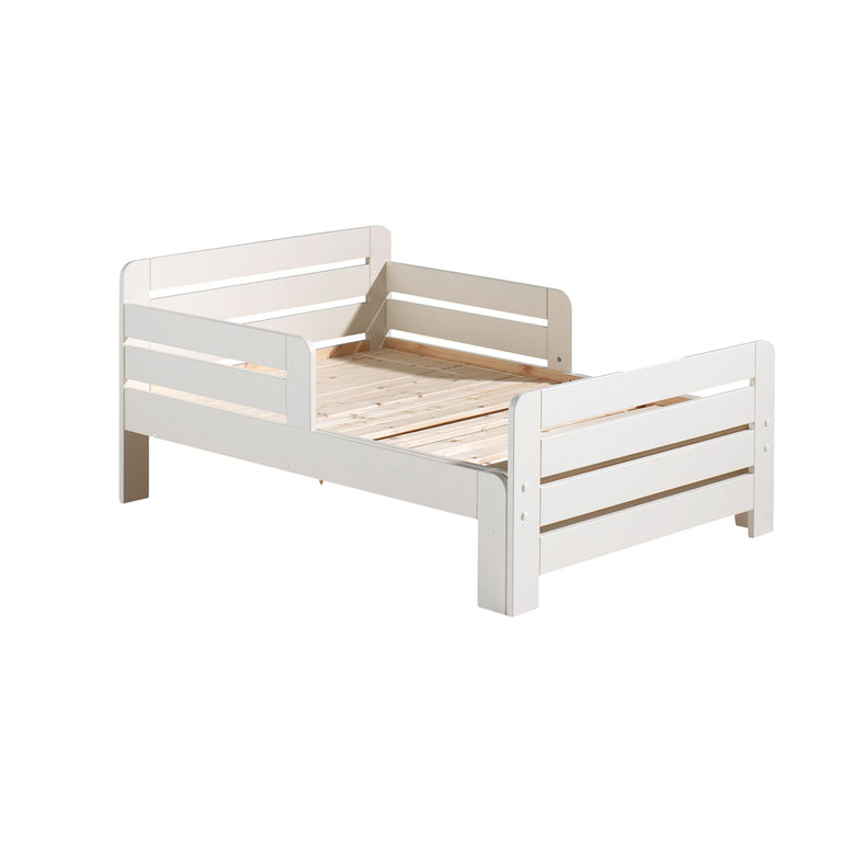 Lit évolutif 90x140 en 90x200 Sommier Inclus Vipack Jumper - Blanc - vue 3