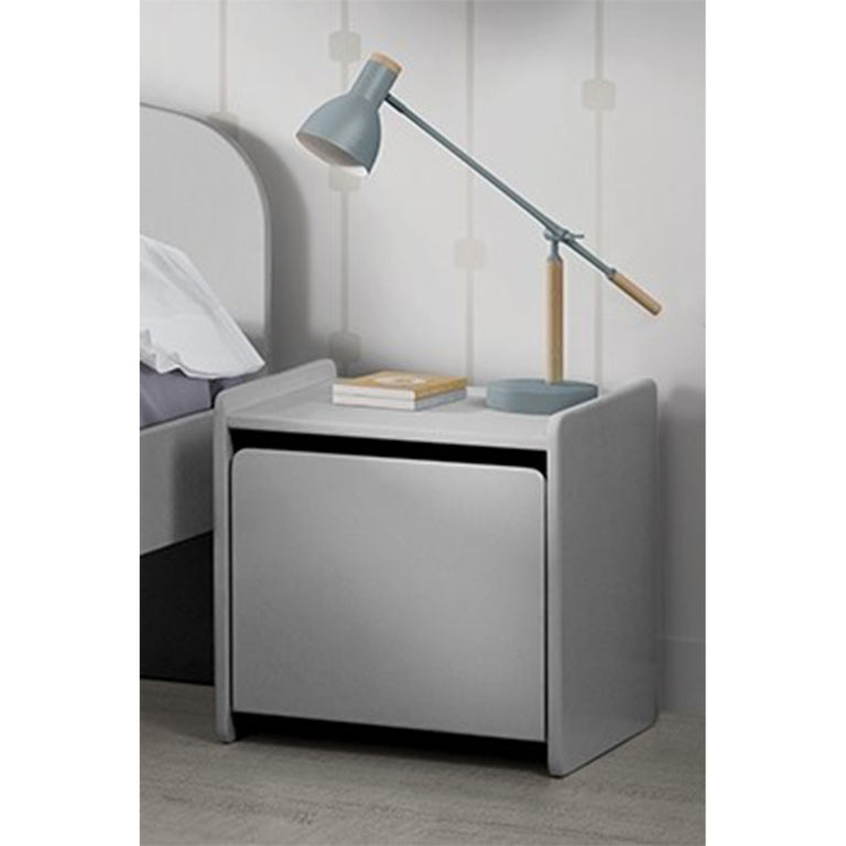 Chevet 1 porte Vipack Kiddy - Gris cool - vue 2