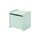 Chevet 1 porte Vipack Kiddy - Vert Menthe