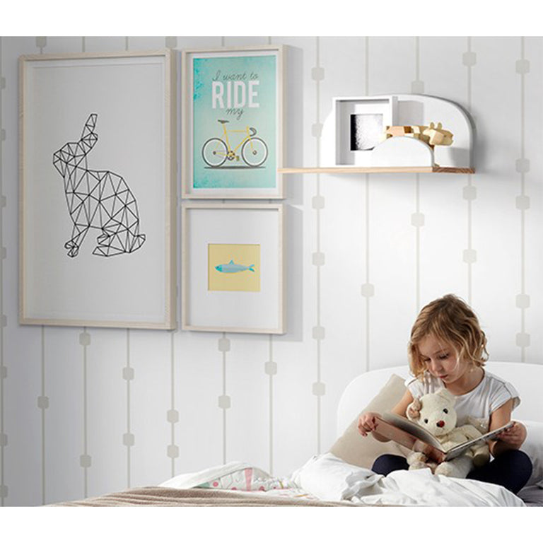 Étagère murale 45 cm Vipack Kiddy - Blanc - vue 2