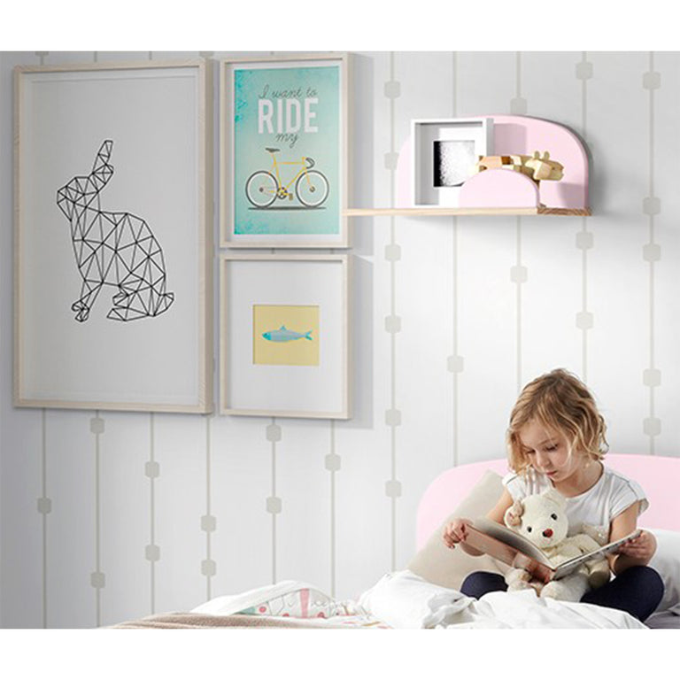 Étagère murale 45 cm Vipack Kiddy - Vieux Rose - vue 2