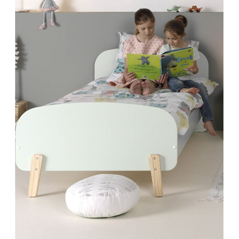 Lit 90x200 Sommier Inclus Vipack Kiddy - Vert Menthe - vue 4