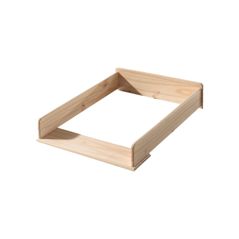 Lit bébé 60x120 Sommier Inclus, Commode 3 tiroirs et Plan à langer Vipack Kiddy - Blanc - vue 4