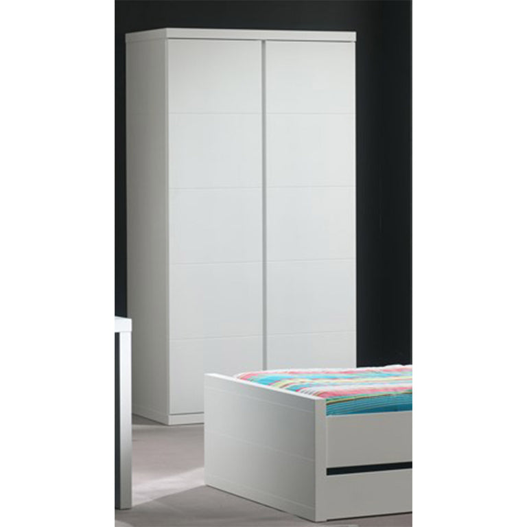Armoire 2 portes Vipack Lara - Blanc - vue 2