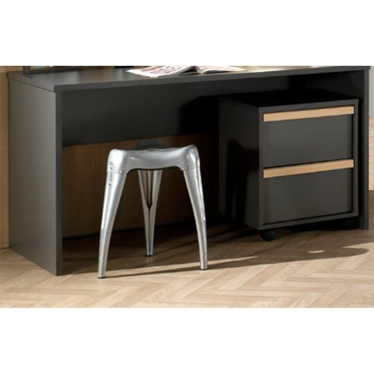Caisson de bureau Vipack London - Anthracite - vue 3