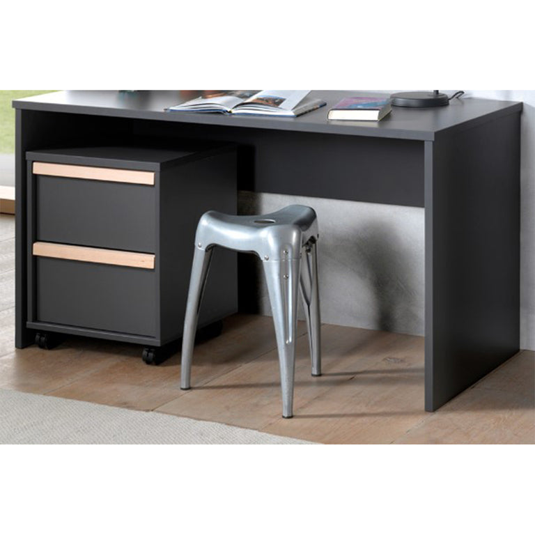 Caisson de bureau Vipack London - Anthracite - vue 2