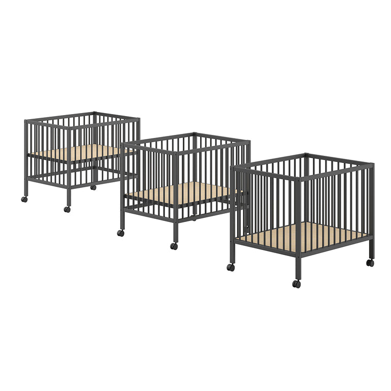 Parc bébé 95x75 Vipack Meryl Anthracite - vue 2