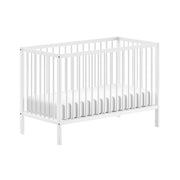 Lit bébé 60x120 sommier inclus Vipack Meryl Blanc - vue 2