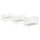 Lit bébé 60x120 et Table à langer Vipack Meryl Blanc