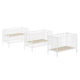 Lit bébé 60x120 et Table à langer Vipack Meryl Blanc