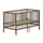 Lit évolutif 70x140 sommier inclus Vipack Meryl Bois foncé