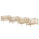 Lit évolutif 70x140 et Table à langer Vipack Meryl Bois