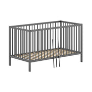 Lit évolutif 70x140 sommier inclus Vipack Meryl Anthracite