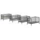 Lit évolutif 70x140 et Table à langer Vipack Meryl Anthracite
