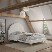Lit 140x200 sommier inclus Vipack Moon Blanc - vue 6