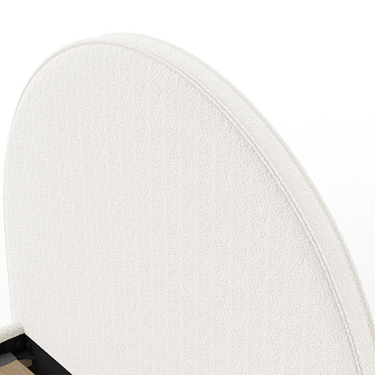 Lit 90x200  sommier inclus Vipack Moon Blanc - vue 3