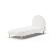 Lit 90x200  sommier inclus Vipack Moon Blanc