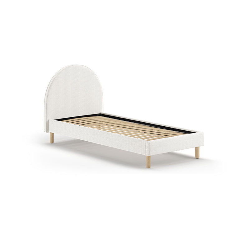 Lit 90x200  sommier inclus Vipack Moon Blanc - vue 2