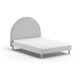 Lit 140x200 sommier inclus Vipack Moon Gris