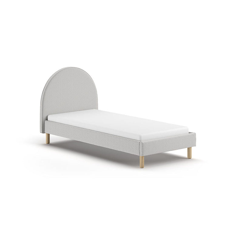 Lit 90x200 sommier inclus  Vipack Moon Gris