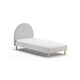 Lit 90x200 sommier inclus  Vipack Moon Gris